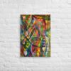 Canvas Print - Organic Life - Abstract Colorful Geometric | Work by Eman's Gallery