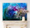 Deep Sea Meanders | Oil And Acrylic Painting in Paintings by Checa Art. Item composed of canvas