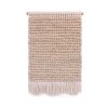 handcrafted Wool Wall Hanging, Neutral Boho Textured Decor | Wall Hangings by Swiflo
