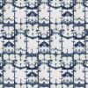 Itajime, Midnight | Fabric in Linens & Bedding by Philomela Textiles & Wallpaper. Item composed of linen
