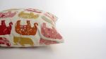 elephant pillow cover // elephant print cushion cover | Pillows by velvet + linen