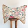 Vintage Floral RL with Braided Jute Trim Pillow Set of 2 - 20x26 | Pillows by Vantage Design