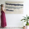 Wide wall tapestry -  LAURA,Teddy and Wool,Fiber Art Wide w | Wall Hangings by Rianne Aarts / Teddy and Wool Studio