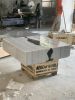 Panda Marble Coffee Table, Modern Side Table (48” X 48” X 18” | Tables by AEGEAN MARBLE ARTISAN ATELIER