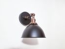 Adjustable Bedside Reading Wall Light - Antique Brass | Sconces by Retro Steam Works. Item made of brass works with mid century modern style