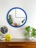 Painted Round Mirror | Decorative Objects by Dot & Rose. Item composed of oak wood and glass