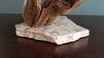 Driftwood Sculpture "Havana" with Marble Base | Sculptures by Sculptured By Nature  By John Walker. Item made of wood works with minimalism style