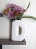 Ceramic Vase | Letter D | Vases & Vessels by Studio Patenaude