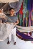 Handmade Hammock | Chairs by Modern Macramé by Emily Katz. Item composed of cotton