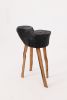 Rustic Blackened Wood side table with Raw Organic Form Indoor & Outdoor | Tables by Logniture