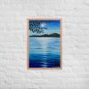 Framed Print - Nocturned - Moonlit Sea by Night | Work by EMAN K