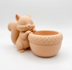 Squirrel Acorn Planter | Plant Stand in Plants & Landscape by Kimi Craft Corner