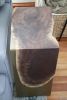 Live-Edge Walnut Waterfall Plate C-Table (in stock) | Side Table in Tables by Hazel Oak Farms. Item composed of walnut