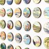 One Hundred Vintage Encyclopedia Dots Collage | Paintings by Amelia Coward