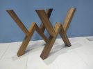 Custom Order Clear Epoxy Walnut Wood Dining Table | Live | Tables by LuxuryEpoxyFurniture. Item made of wood & synthetic