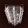 Industrial Triple Rail Chandelier | Chandeliers by Michael McHale Designs. Item composed of steel & glass
