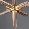 Acrux | Chandeliers by Next Level Lighting. Item composed of oak wood and metal