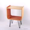 Modern End Table with Hairpin Legs: Colorful Bedside Nightstand | Tables by Spacecraft Furnishing