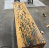 Custom ordered pecky sinker cypress entry table | Console Table in Tables by Pelican State Woodworks