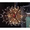 KA1844 Large Brass Sputnik | Chandeliers by Alan M