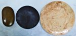 Rustic Ceramic Dinner Plates Set, 3 pieces Dinnerware set | Dinnerware by YomYomceramic. Item made of stone