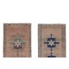 Set of Two Distressed Small Turkish Rug - Pair Kitchen Rug | Runner Rug in Rugs by Vintage Pillows Store. Item made of cotton