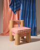 MINNA x LikeMindedObjects CRCL Chair - Honey & Hibiscus | Accent Chair in Chairs by MINNA