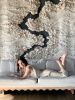 Oversized Neutral Woven Wall Art "Diascund Creek" | Tapestry in Wall Hangings by Rebecca Whitaker Art. Item composed of cotton and fiber in boho or contemporary style