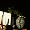 Frida Vase Small Black | Work by District Loom