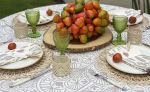 Alhambra Tablecloth | Linens & Bedding by OSLÉ HOME DECOR. Item composed of fabric