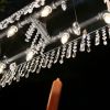 Tribeca Mini-Banqueting Chandelier (8-Bulb) | Chandeliers by Michael McHale Designs. Item composed of metal and glass