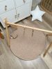 Plain Round Area Rug | Rugs by Anzy Home. Item composed of fabric