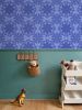 Sargassum Seaweed Pattern - Blues | Wallpaper in Wall Treatments by Sean Martorana. Item made of paper