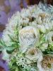 Bridal flower bouquet painting custom art from photo 1st | Oil And Acrylic Painting in Paintings by Natart. Item composed of canvas and synthetic