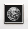 Square Black and White Moon Print, Moon Art, Moon Wall Decor | Prints by Capricorn Press. Item made of paper compatible with boho and industrial style