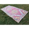 Distressed Oriental Turkish Oushak Carpet, Decorative Rug | Area Rug in Rugs by Vintage Pillows Store. Item made of wool with fiber