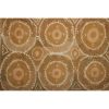 Vintage Tan Samarkand Tapestry - Tribal Embroidery Wall Deco | Tablecloth in Linens & Bedding by Vintage Pillows Store