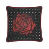 Rose w/ Pearls Silk Cushion | Pillows by Sean Martorana. Item made of fabric