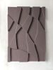 Textured 3D Geometric Wall Art - Modern Abstract Relief Sculpture | Wall Sculpture in Wall Hangings by Vaiva Art Atelier