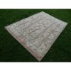 Vintage Turkish Geometric Milas Wool Low Pile Rug | Area Rug in Rugs by Vintage Pillows Store. Item composed of cotton & fiber