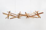 Infinity L | Chandeliers by Next Level Lighting. Item composed of oak wood