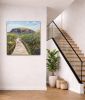 Mount Coolum | Oil And Acrylic Painting in Paintings by Meredith H. Item composed of canvas in contemporary or country & farmhouse style