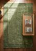 Minimalist Olive Green Rug, Solid Color Hand-Tufted Area Carpet, Neutral Boho Living Room Decor | Area Rug in Rugs by Krafcreation. Item made of cotton compatible with minimalism style