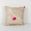Suzani Ethnic Square Pillow Case Fashioned from a Mid-20th C | Cushion in Pillows by Vintage Pillows Store
