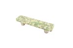 Pebble Pistachio Cream 3” CC Pull | Hardware by Windborne Studios. Item made of glass