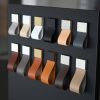 Leather loops MONACO-1-PURE | Pull in Hardware by minimaro - luxury furniture handles. Item made of copper with leather