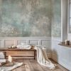 Soft Blue Plaster — Luxe Textures Luxury Wallpaper Mural | Wall Treatments by ELLE WALLS