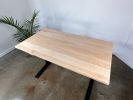Hardwood Slab Desktop - Natural Maple | Tables by ROMI. Item made of maple wood compatible with minimalism and mid century modern style