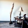 Tall Driftwood Art Sculpture "Hooked Up" | Sculptures by Sculptured By Nature  By John Walker. Item composed of wood compatible with minimalism style