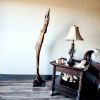 Tall Driftwood Art Sculpture "Hooked Up" | Sculptures by Sculptured By Nature  By John Walker. Item composed of wood compatible with minimalism style